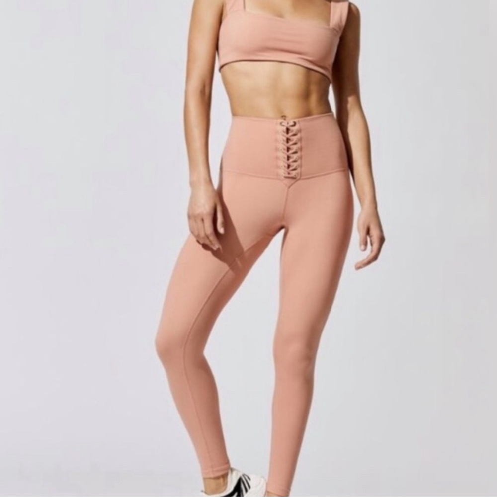 NWT WeWoreWhat Lace-up Leggings